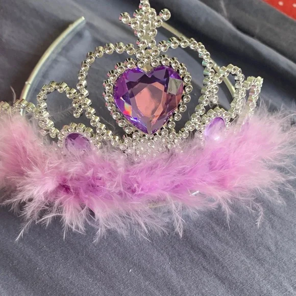 Disney Princess gown, tiaras and Shoes -Green and Purple - Picture 6 of 7